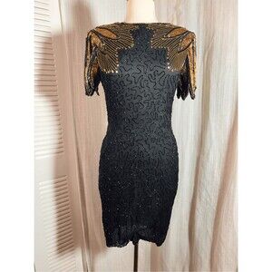 Stenay Dress Size 6 Vintage 80's Statement Piece Cocktail Hour Mini Dress